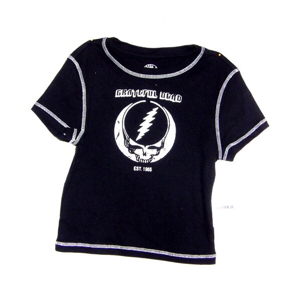 Forever 21 Grateful Dead Black T-Shirt Women  Size Small - Picture 2 of 4
